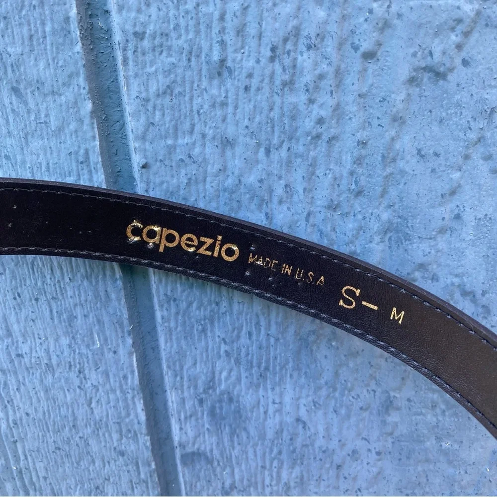 Vintage Capezio Silver Belt Colorful Gem and silver studs, Small, bling belt